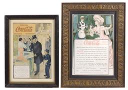 Coca-Cola Magazine Ads (2), Star Performance & Youth, c.1910, VG & Exc cond