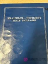 Franklin /Kennedy half dollars book