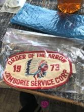 1973 national jamboree order of the arrow service corp. armband O.A. staff