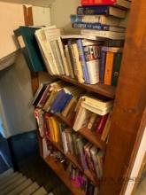 book lot shelves on staircase