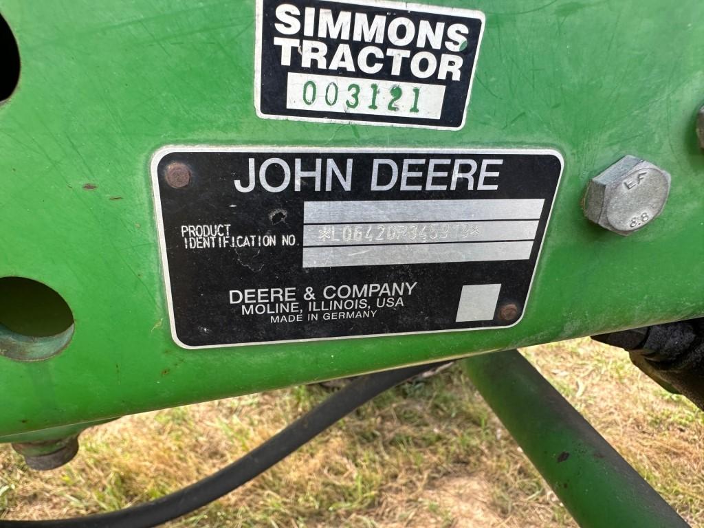 John Deere model 6420 diesel tractor