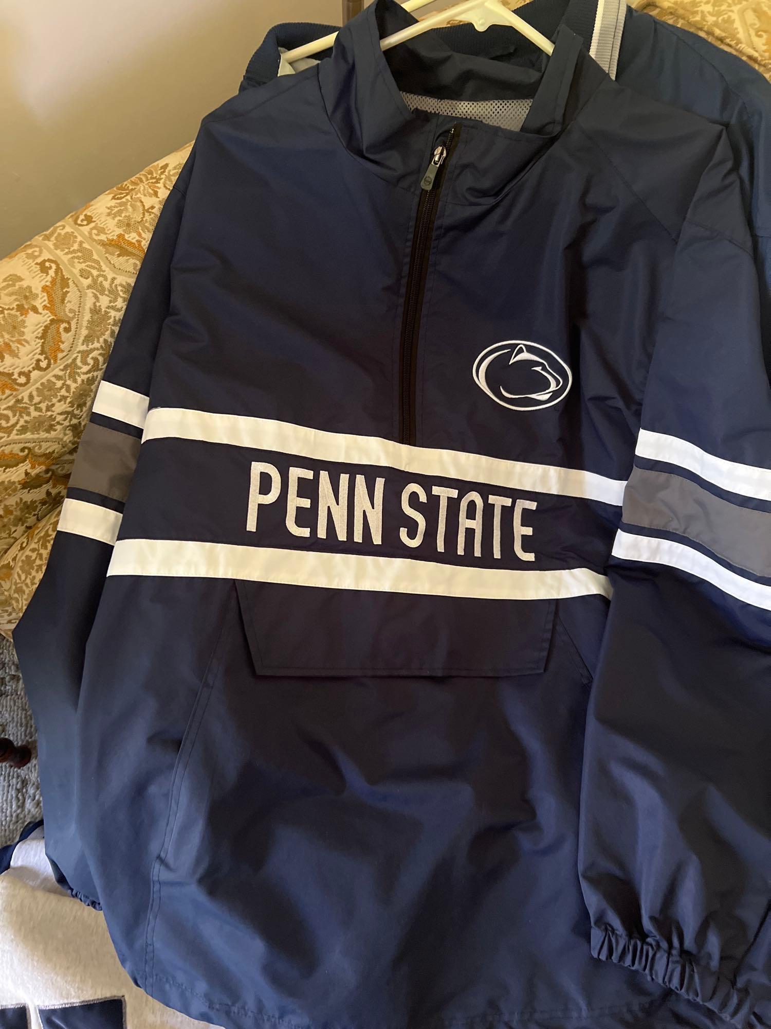 6 PennState xxl jacket and pullovers living room