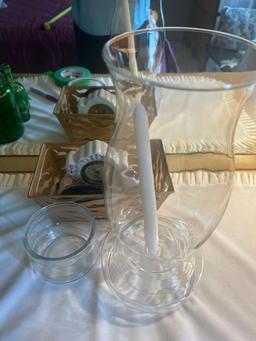 clock ashtray candle holder and more B1