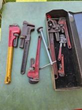 Pipe wrench lot