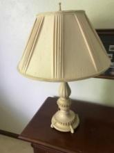 Pair table lamps -upstairs