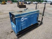 Miller Big Blue 251D Welder: Diesel Eng., Meter Shows 2843 hrs