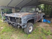 1984 Chevy Pickup, s/n 1GCEK14HEF329809: Brown