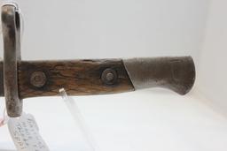 Artilleria Fca Nacional Toledo Mauser Bayonet; Made in Spain; SN R1539; 15-3/4" Blade, 20-1/2" OAL