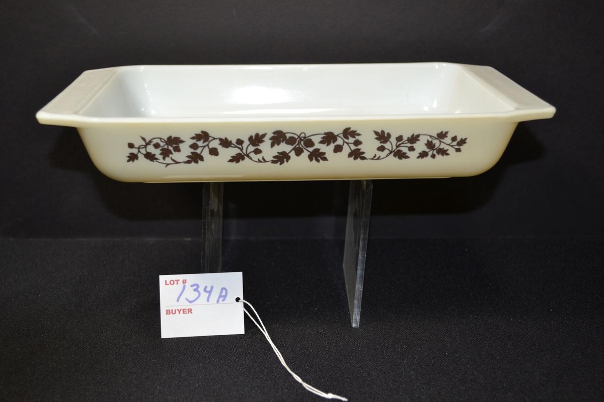 Pyrex 1960-63 Golden Acorn 548 Space Saver; No Lid or Chips