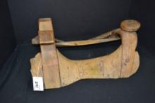 Vintage Pack Mule Wooden Saddle