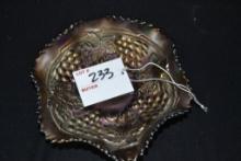 Northwood Grape and Cable Basketweave Master Bowl; 6"