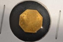 1853 California Gold Octagon