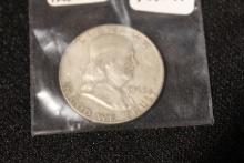 1963D Franklin Half Dollar; Avg. Circ.