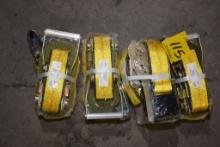 4 - New 2"x27' Ratchet Straps; 4xBid