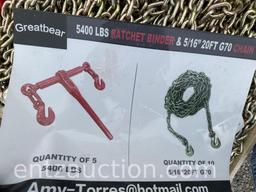 LOT OF GREAT BEAR CHAIN & RATCHET BINDERS