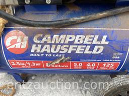 CAMPBELL HAUSFELD AIR COMPRESSOR, 8 GAL., 120V,