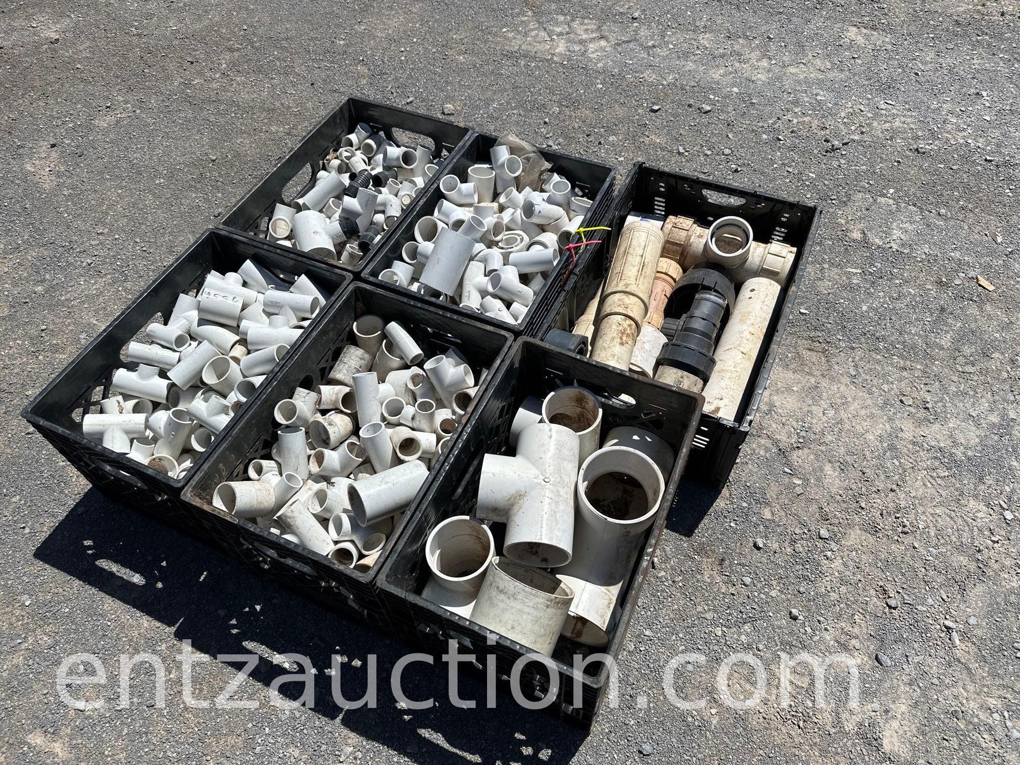 LARGE LOT OF PVC FITTINGS 1/2" - 2"