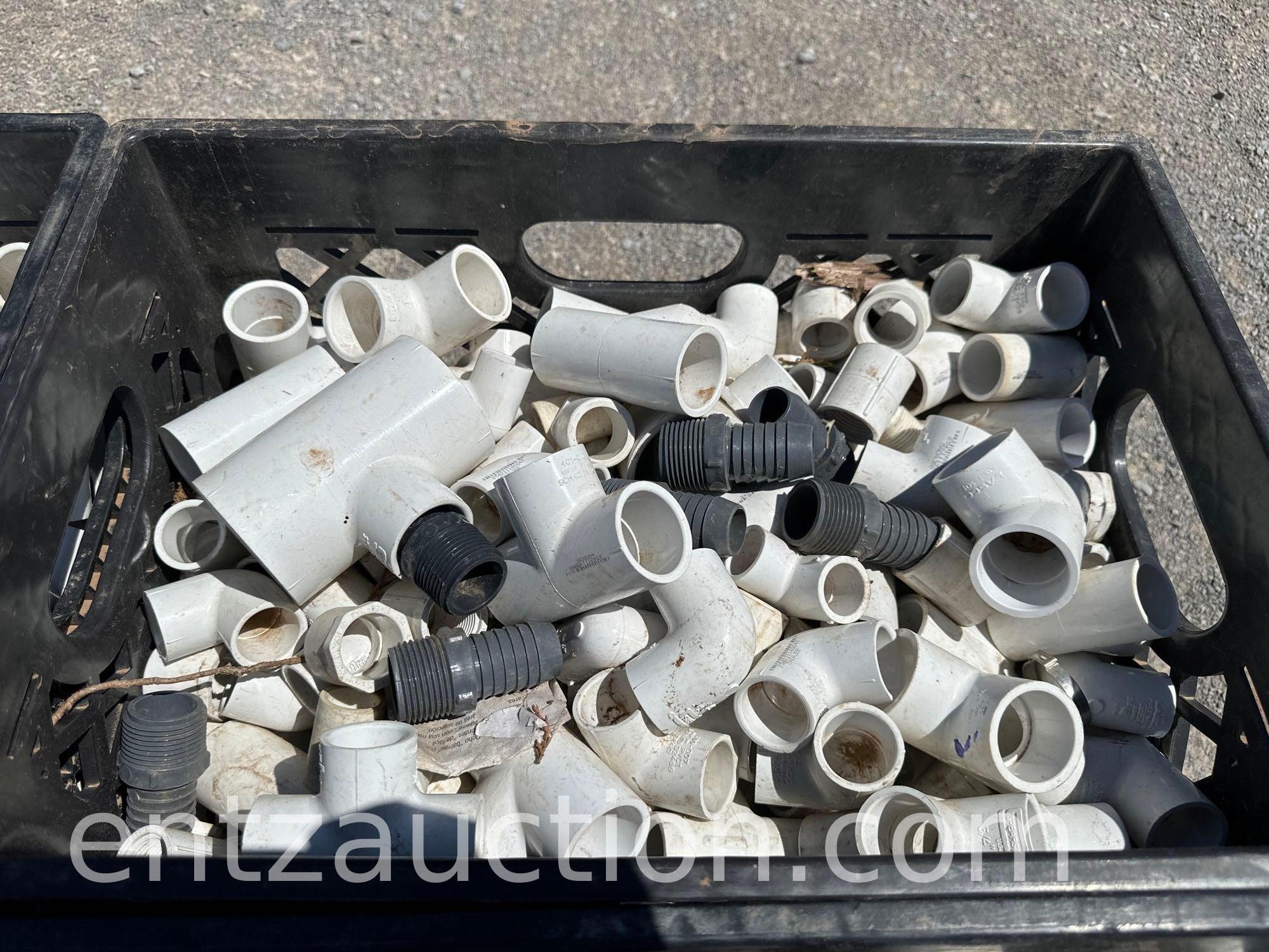 LARGE LOT OF PVC FITTINGS 1/2" - 2"