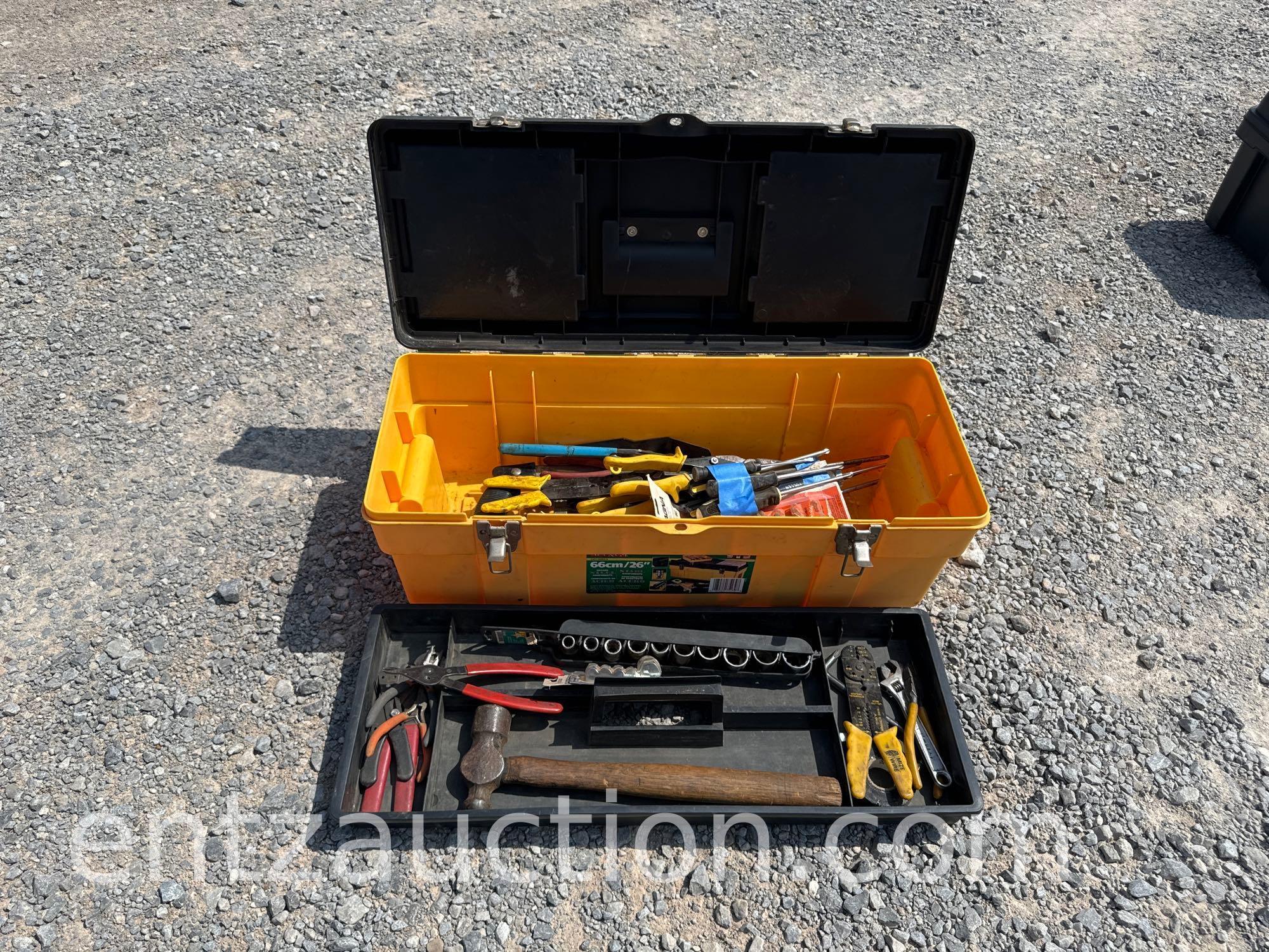 3 TOOLBOXES (INVENTORY INCLUDED), SOCKET SET W/