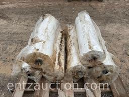 ROLLS OF WHITE BALE PLASTIC *SOLD TIMES