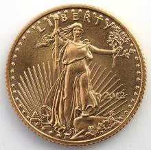 2013 1/10TH OZ GOLD AMERICAN EAGLE COIN