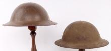 WWI US M1917 27TH & 89TH INFANTRY DIVISION HELMETS