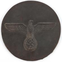 WWII GERMAN CAST IRON REICHSADLER DESK ORNAMENT