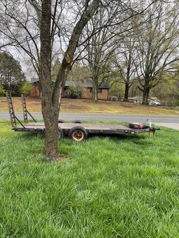 14 FT. EQUIPMENT TRAILER- NO TITLE- BILL OF SALE ONLY