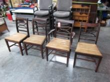 4 DINING CHAIRS - ONE IS ARM CHAIR