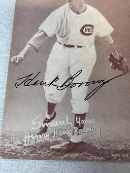 (5) Signed Exhibit Cards - Galan, Dillinger, Sisler, Schmitz, and Broowy