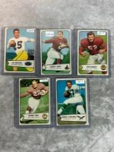 1954 Bowman FB Lot Mathews #1, Trippi HOF #60, #19, #33, #43