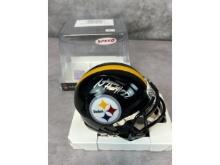 Najee Harris signed Steelers mini helmet Fanatics cert