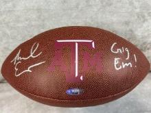 Mike Evans Signed Texas A & M Wilson Full Size Football - Tri-Star COA