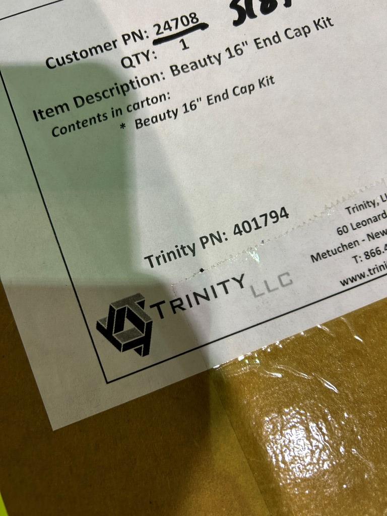 Trinity Beauty 16in End Cap Kits