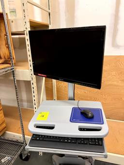 Portable Inventory Cart w/ Monitor