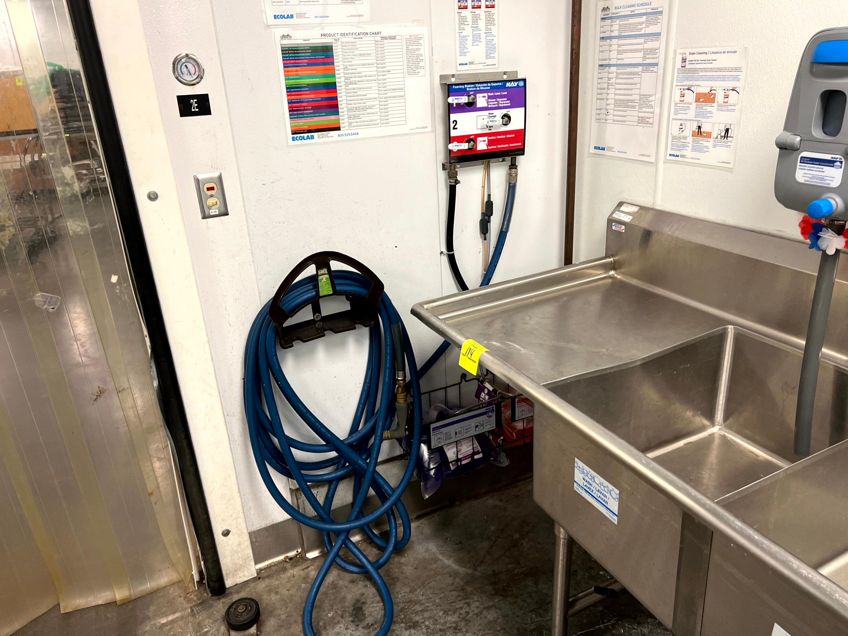Three Compartment Sink w/ Sanitation System