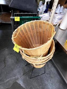 Whicker Basket Display