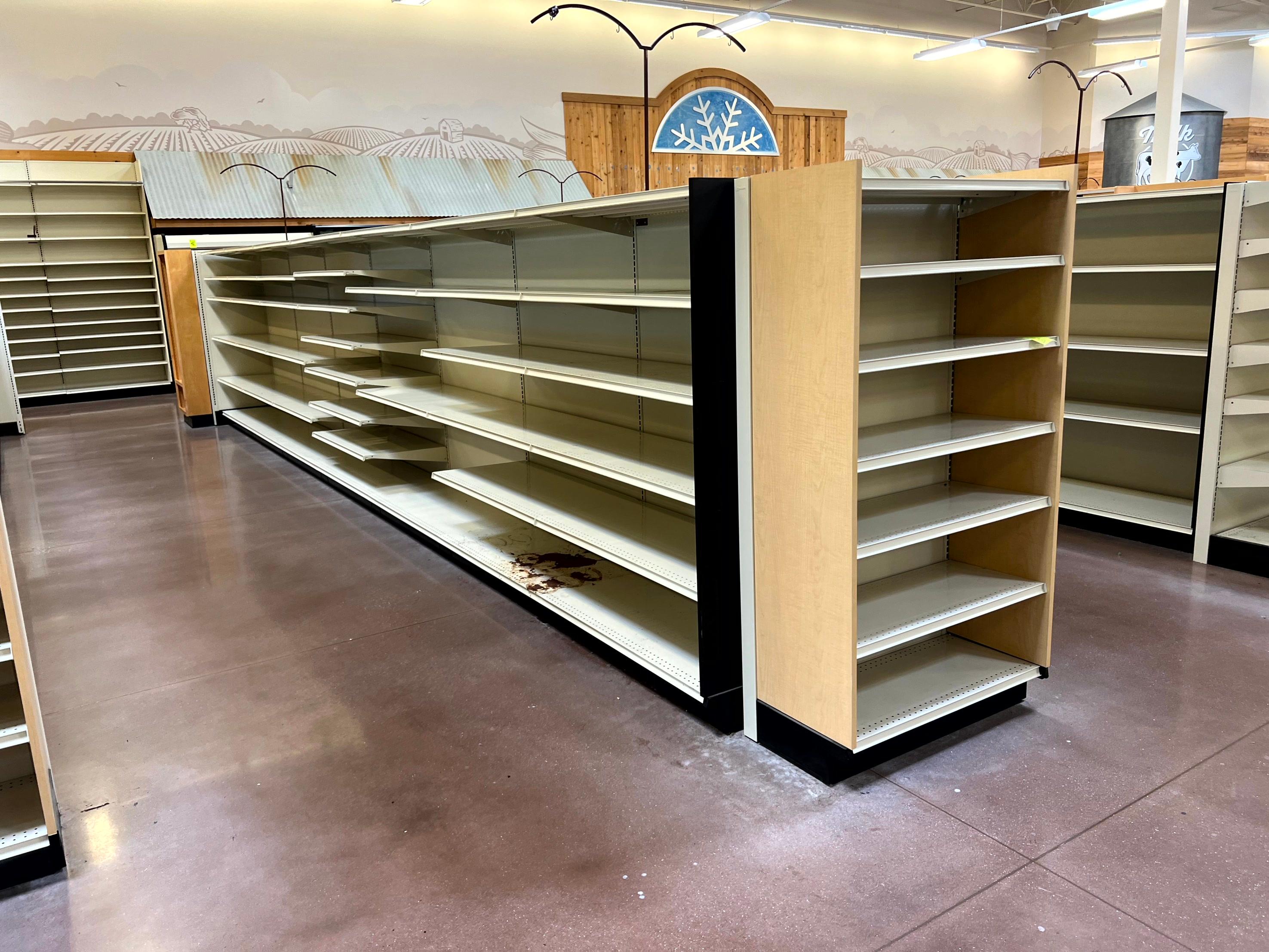 35ft Run of Lozier Shelving