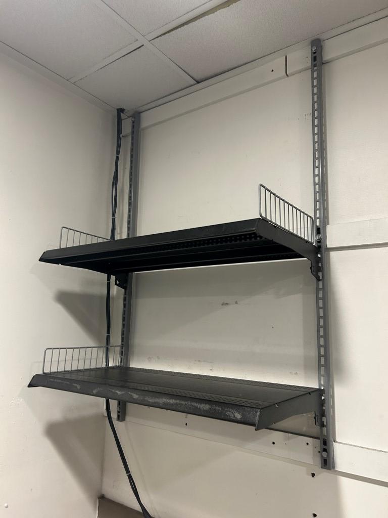 Group Of 4ft And 3ft Wall Shelving In Office