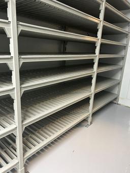 3 Sections Of Cambro Poly Storage Shelving