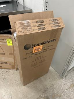 New In Box Foundations Diaper Changing Station