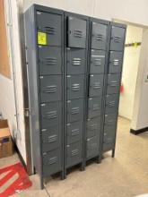 6-Unit Employee Locker Systems