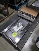 pallet of misc- Biro meat saw sliding table, & quad dispense mechanism