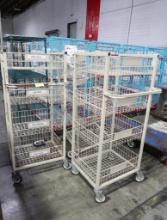 wire basket stocking carts
