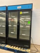 True Natural Refrigerant Two Glass Door Cooler