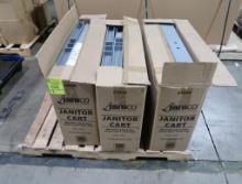 janitorial carts, new in boxes