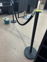 Stanchions W/ Rope