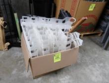 box of plastic drink dividers