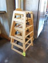 wooden high chairs