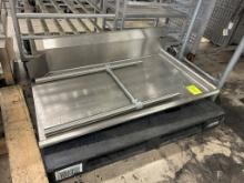 Stainless Steel Dishwasher Side Table W/ One Set Of Legs